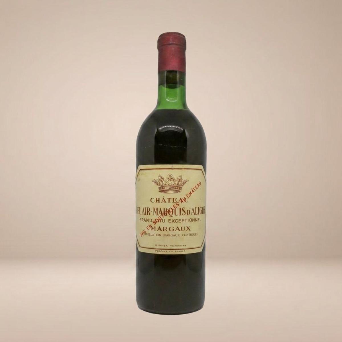 Chateau Bel Air-Marquis d'Aligre, Margaux 1964