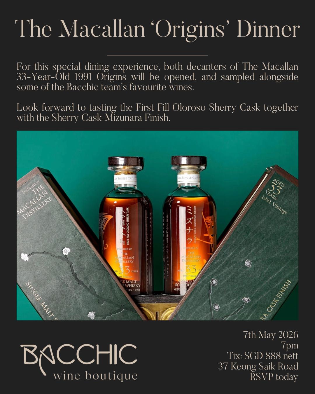 260507 Event - The Macallan 'Origins' Dinner